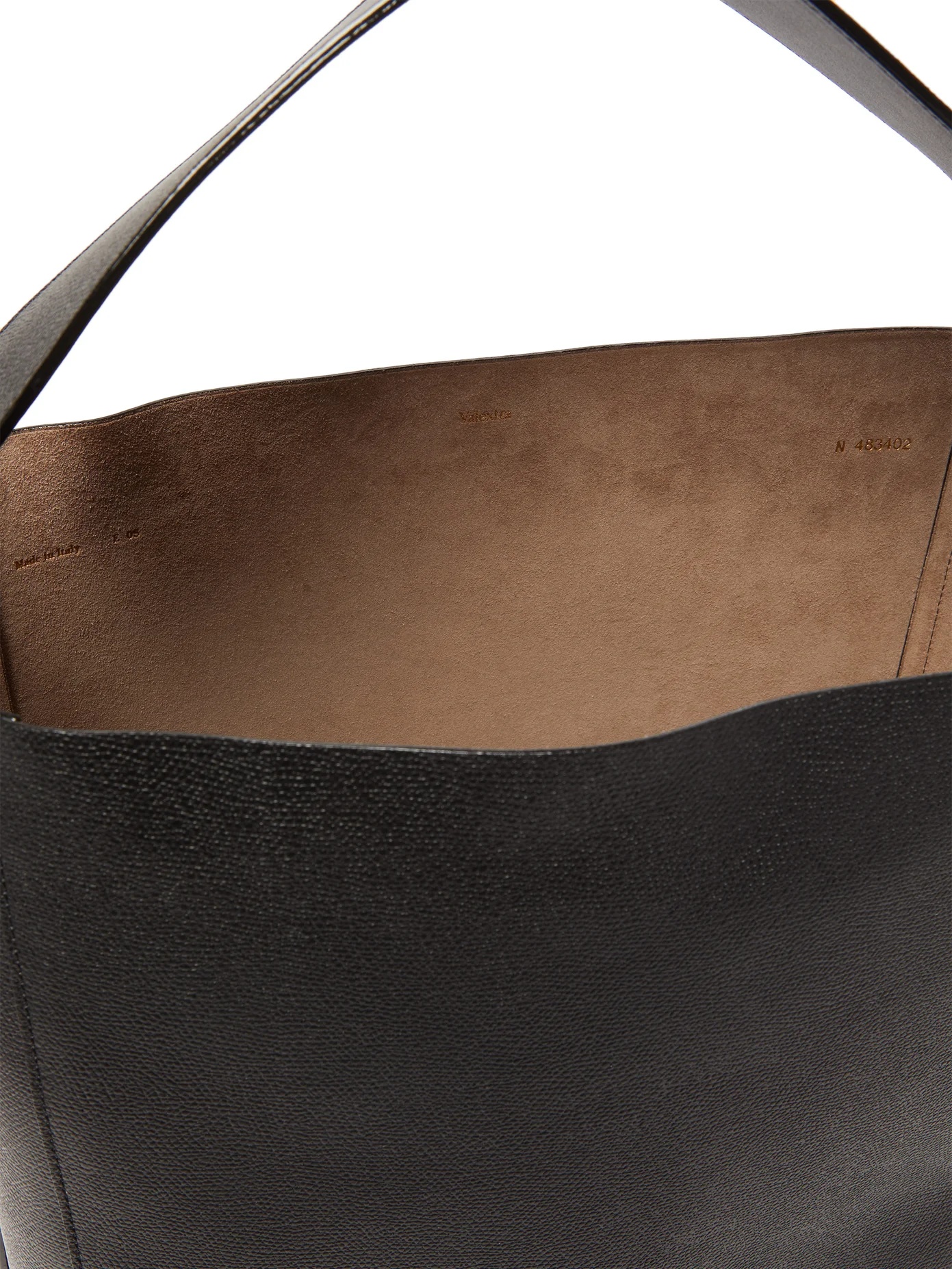 Sacca medium grained-leather tote bag - 5