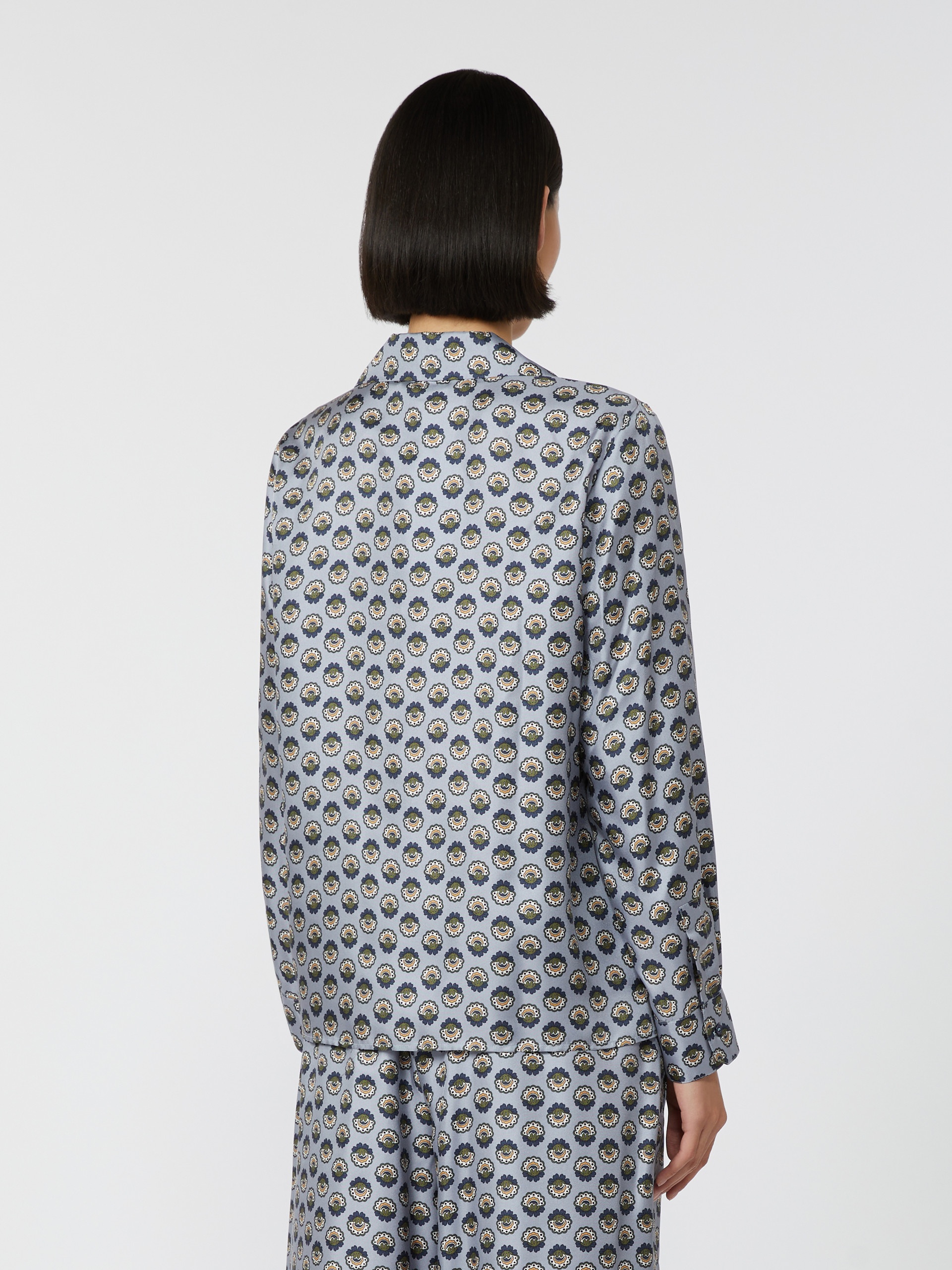 ONCIA Printed silk pyjama shirt - 4