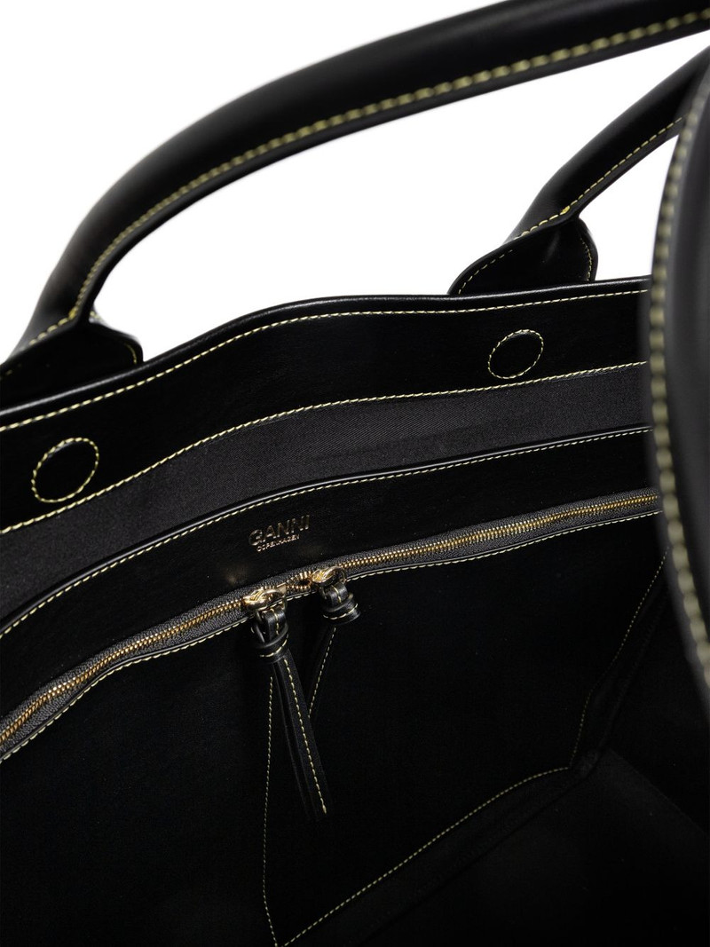 logo-tag multi-pocket tote bag 5