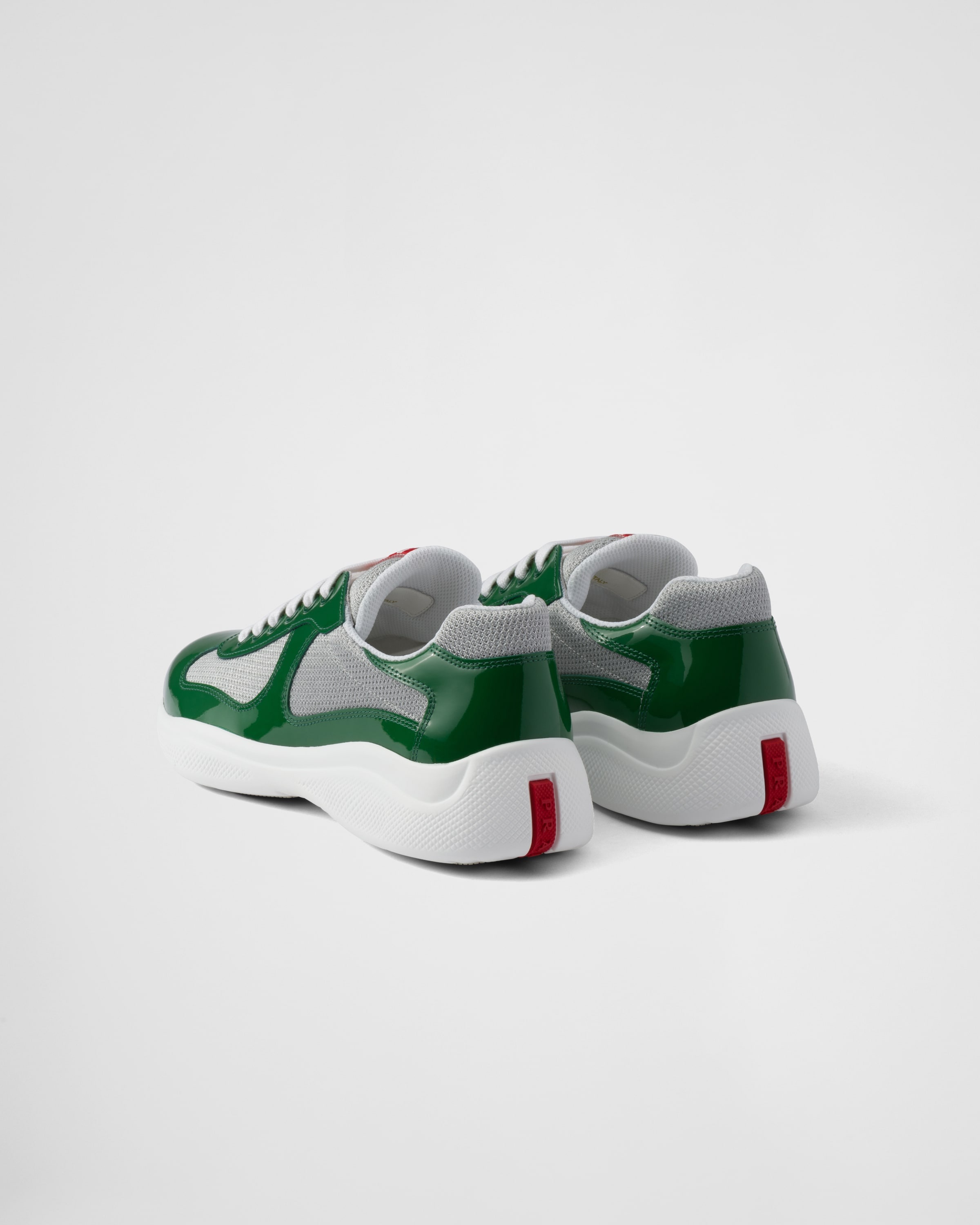 Patent leather and technical fabric Prada America's Cup sneakers - 4