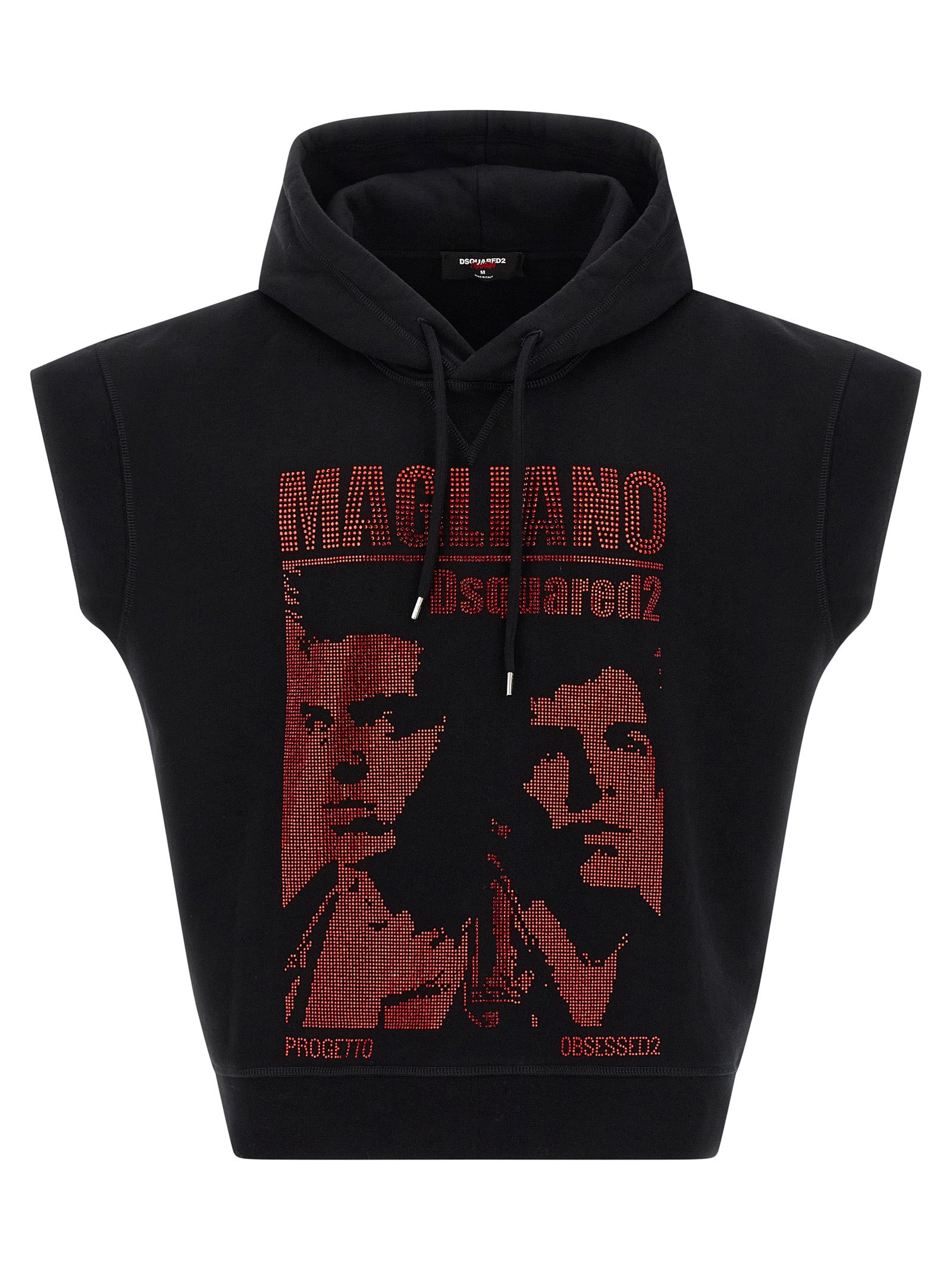 Magliano X Dsquared2 Capsule Hoodie Sweatshirt Black - 1