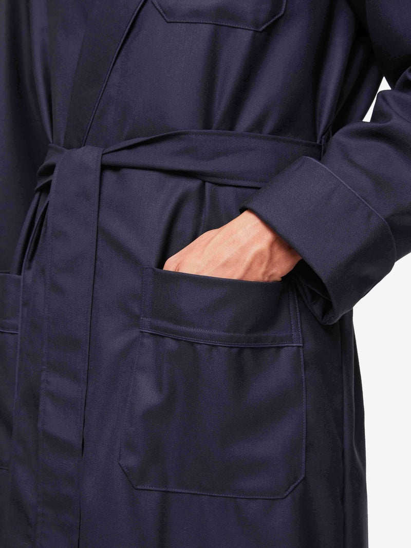 Men's Robe Westminster 2 Wool Navy - 7