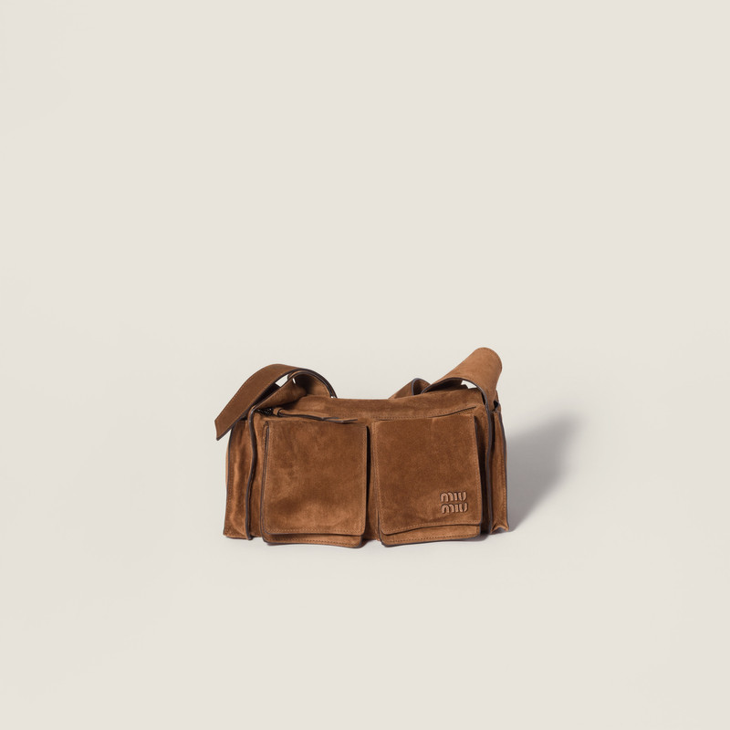 Utilitaire suede shoulder bag 1
