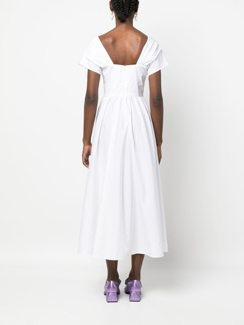 flared mid-length dress 4