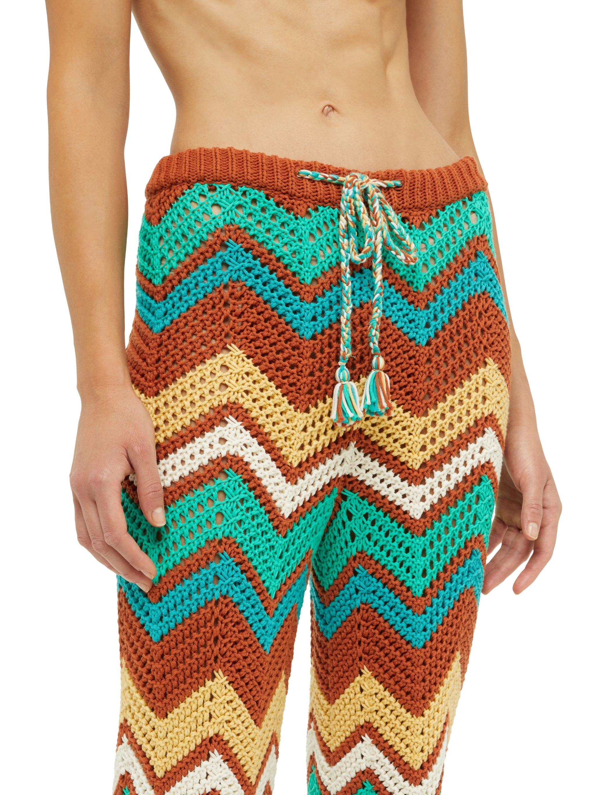 Kaleidoscopic Chevron Pants - 7
