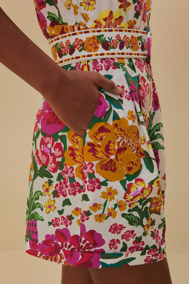 Off-White Flowerful Sketch Romper 4