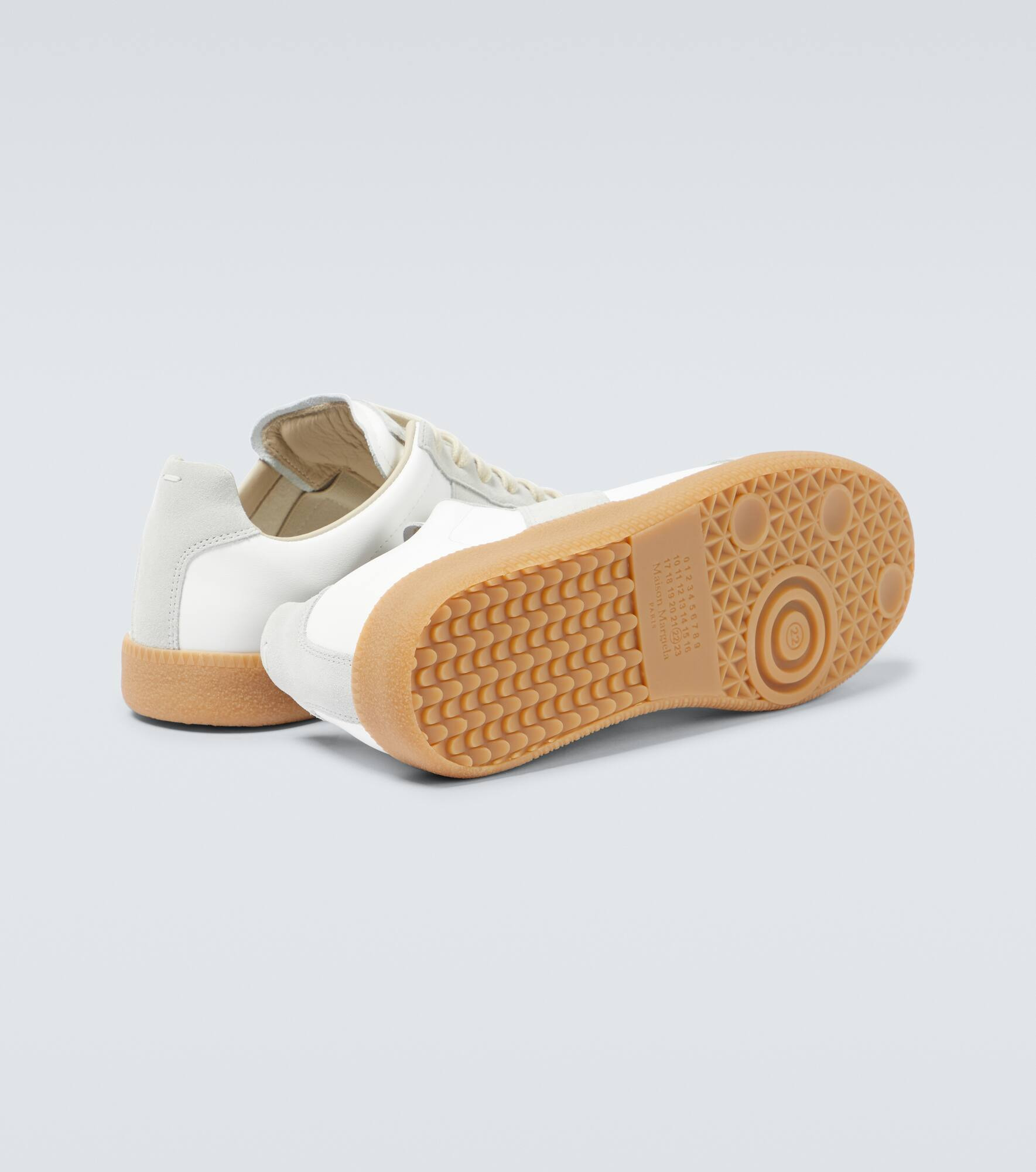 Replica leather and suede sneakers - 7