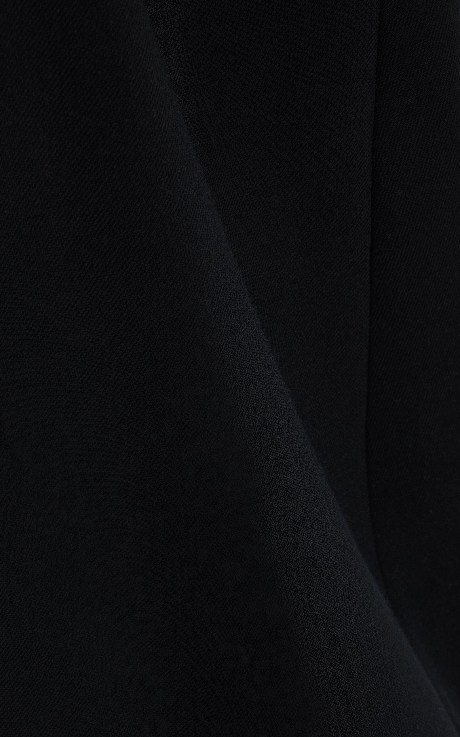 Anitas Cape-Detailed Wool Gabardine Midi Dress black - 5
