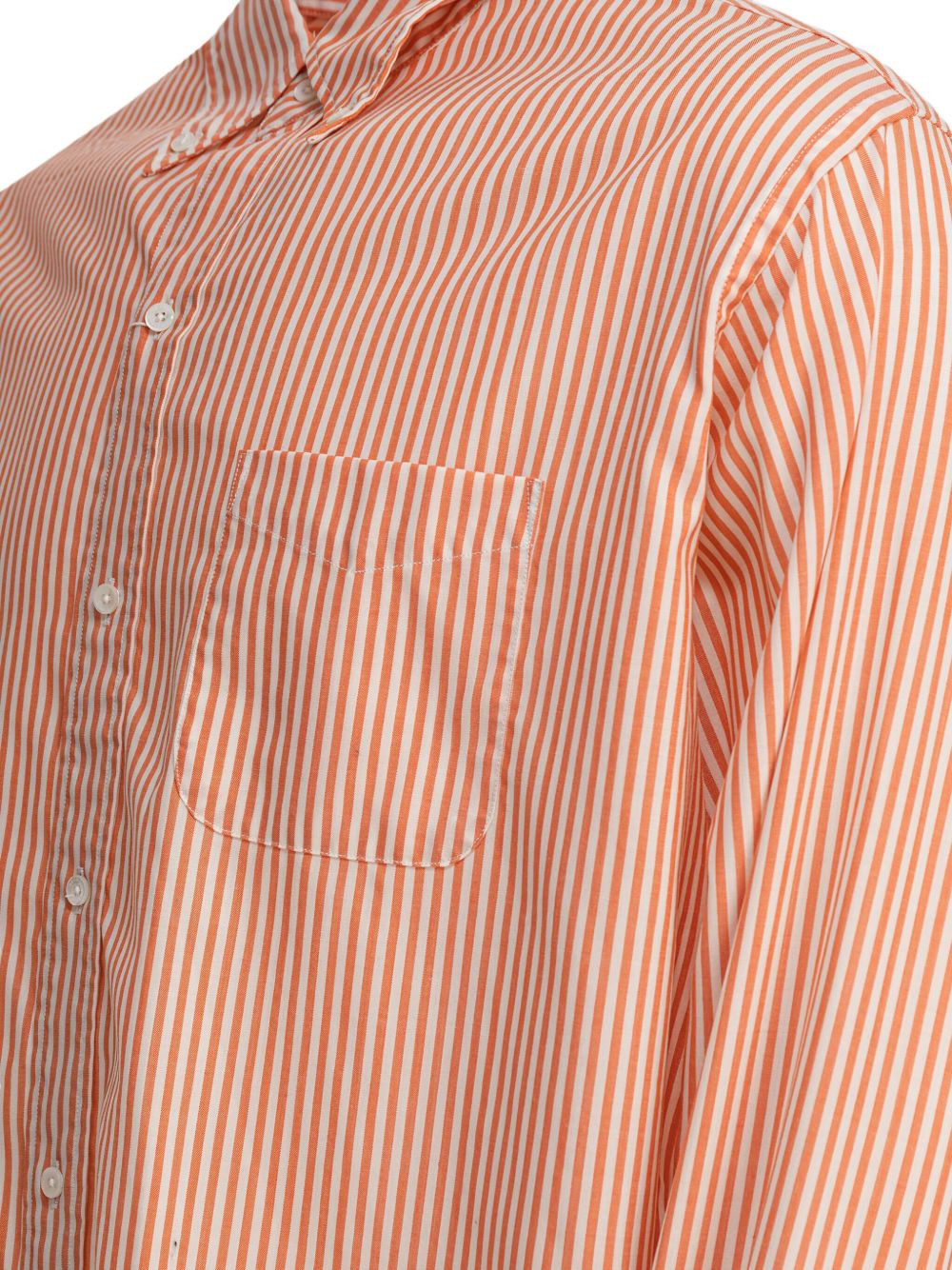 striped button-down shirt - 4