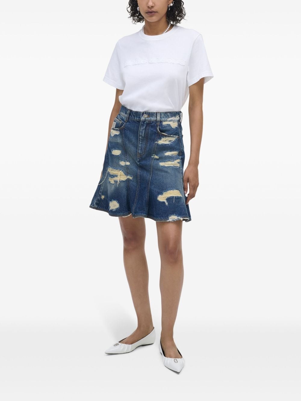 The Rip&Repair Fluted mini skirt - 2