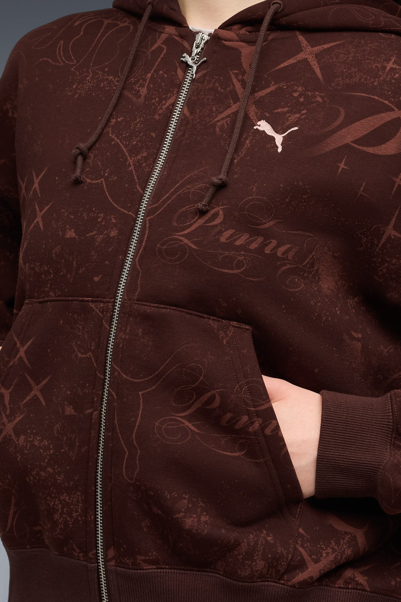 Street Glam Women's Oversized Zip-Up Hoodie 7