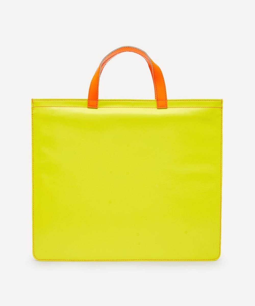 Super Fluo Leather Tote Bag - 4