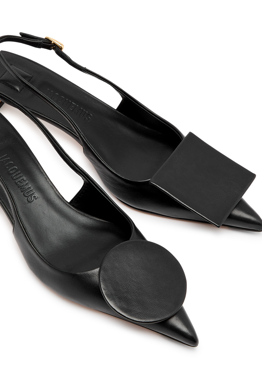 Les Slingbacks Duelo leather pumps - 3