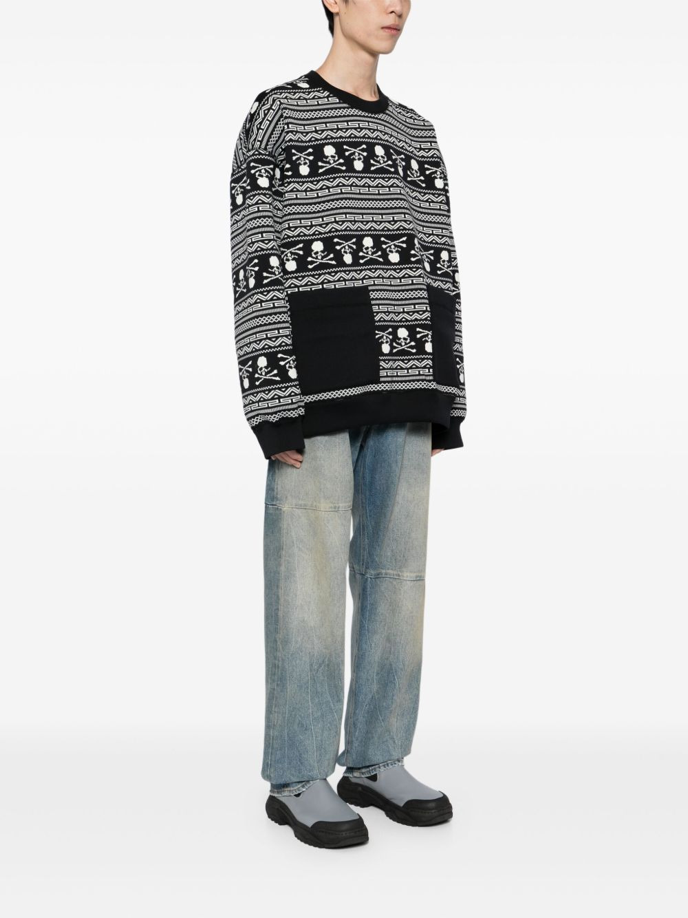 logo-embellished jumper - 3