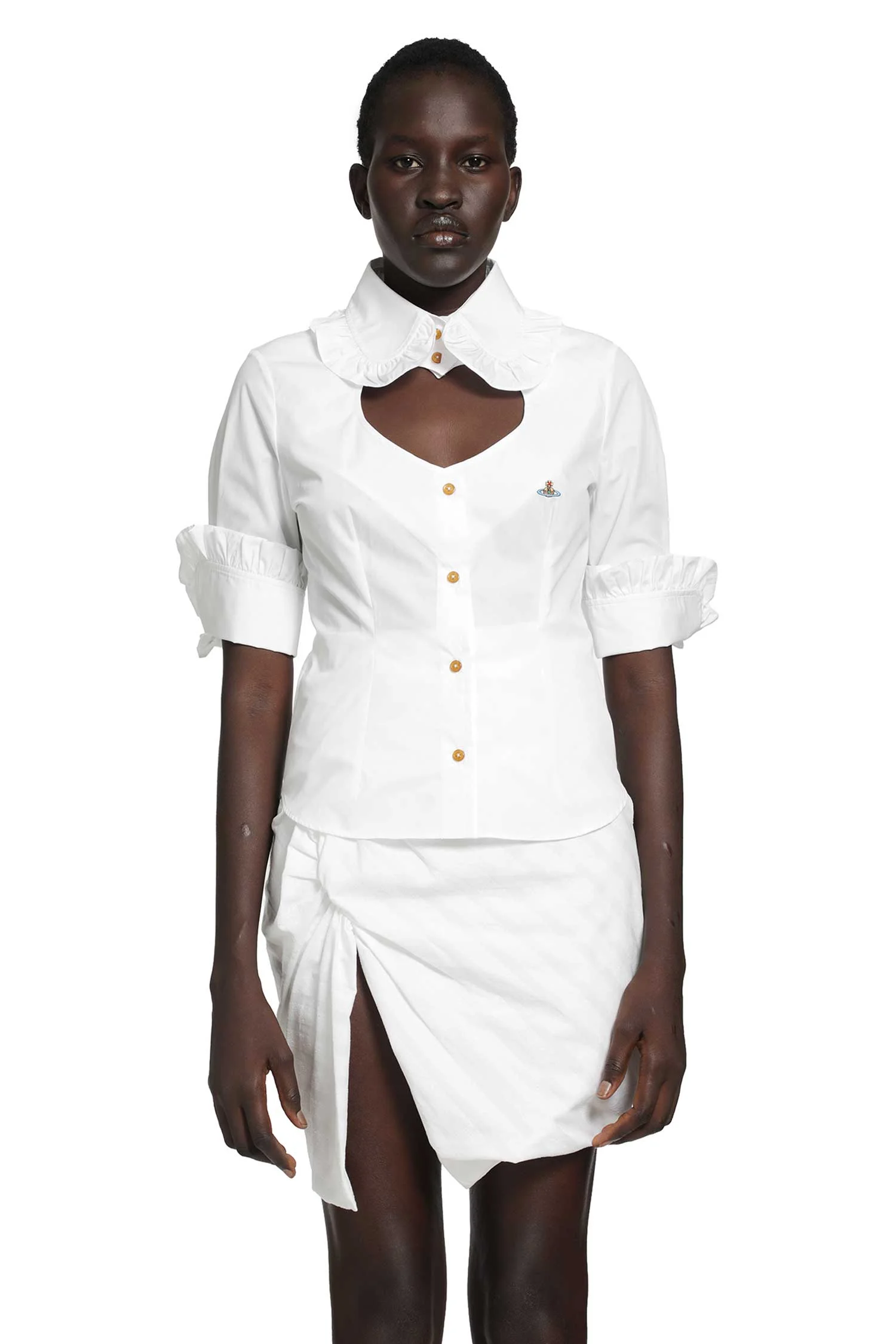 Toulouse Frill Short Sleeve Shirt - 1