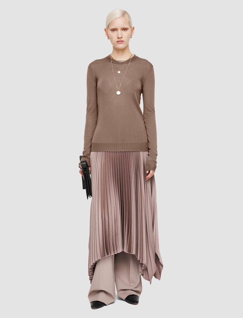 JOSEPH Cashair Round Neck Jumper outlook