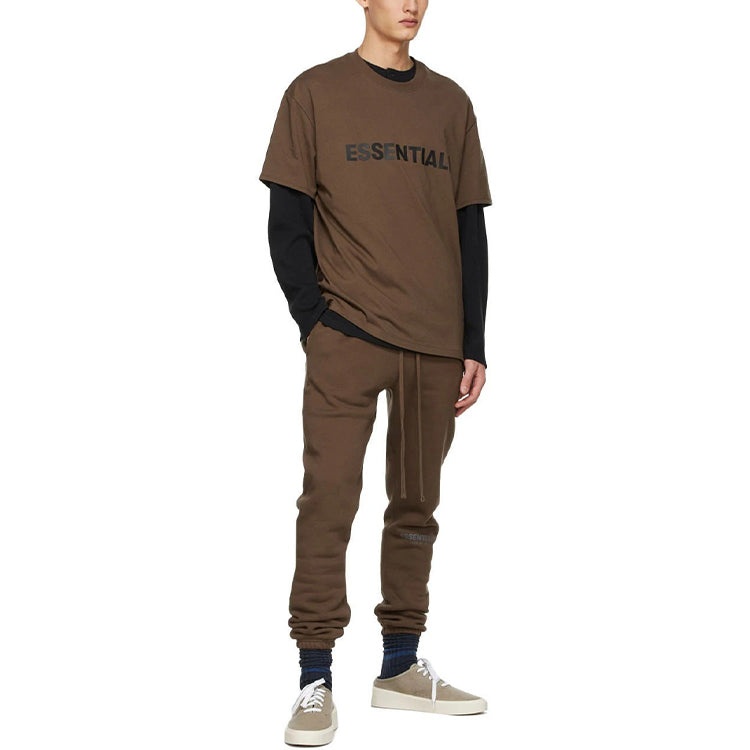 Fear of God Essentials FW20 Logo Tee 'Rain Drum' FOG-FW20-167 - 5