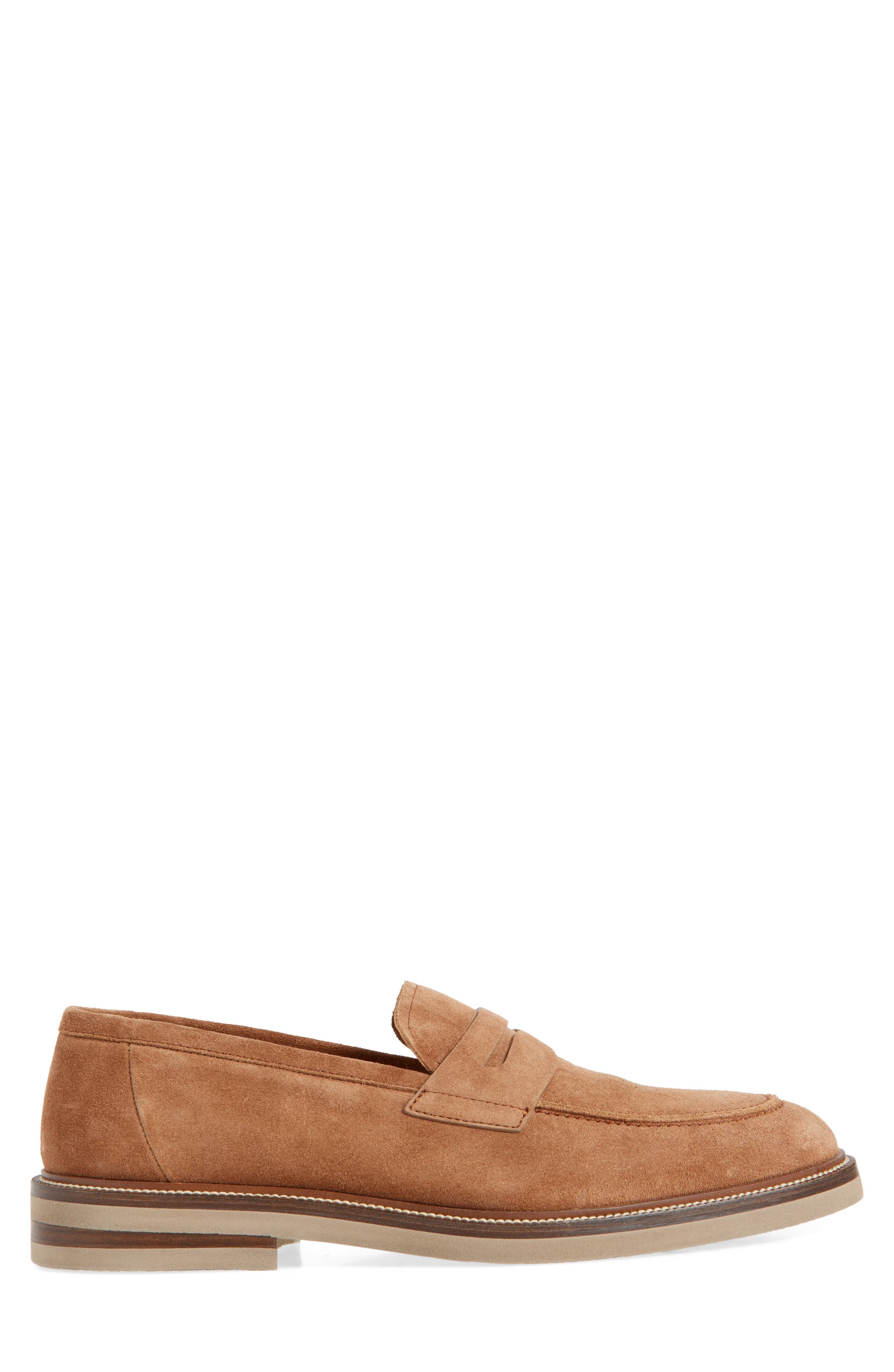Brunello Cucinelli Penny Loafer in Nut at Nordstrom - 3