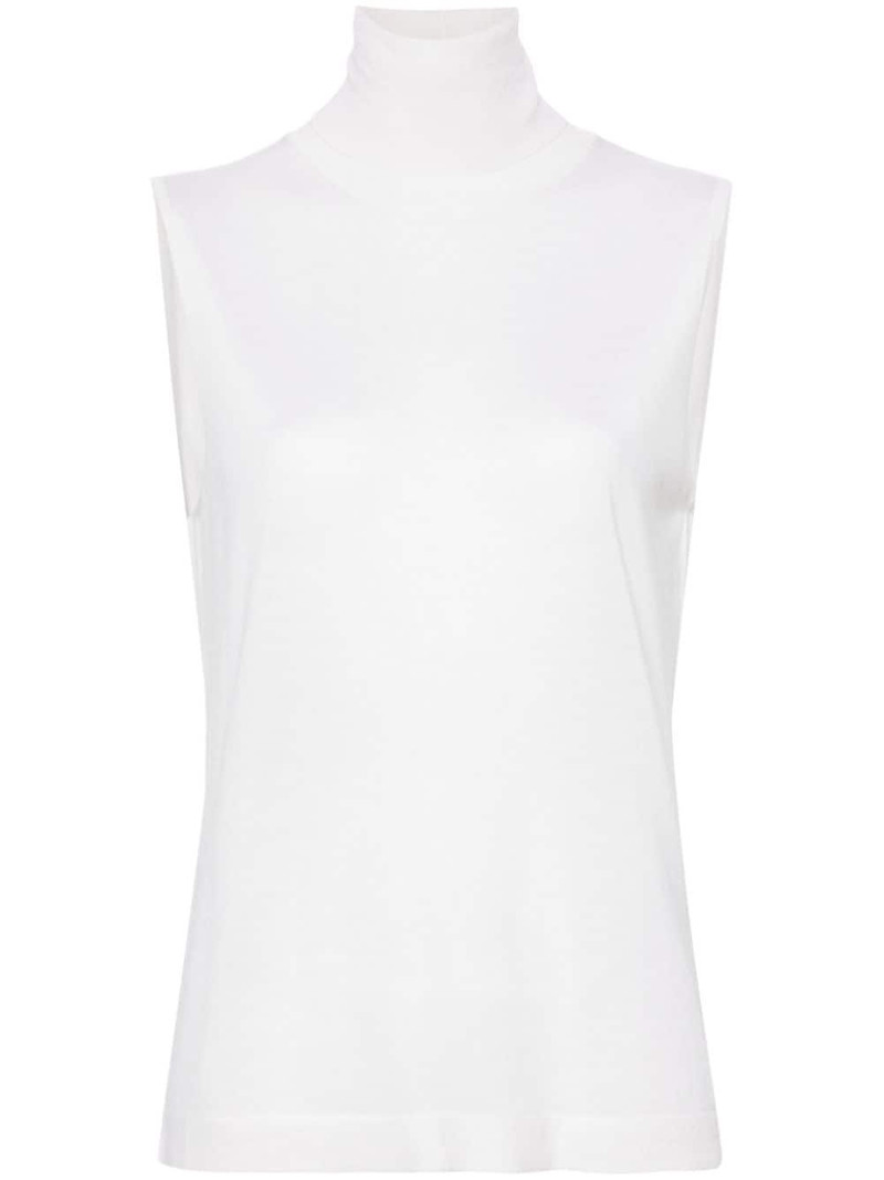 roll-neck sleeveless jumper 1