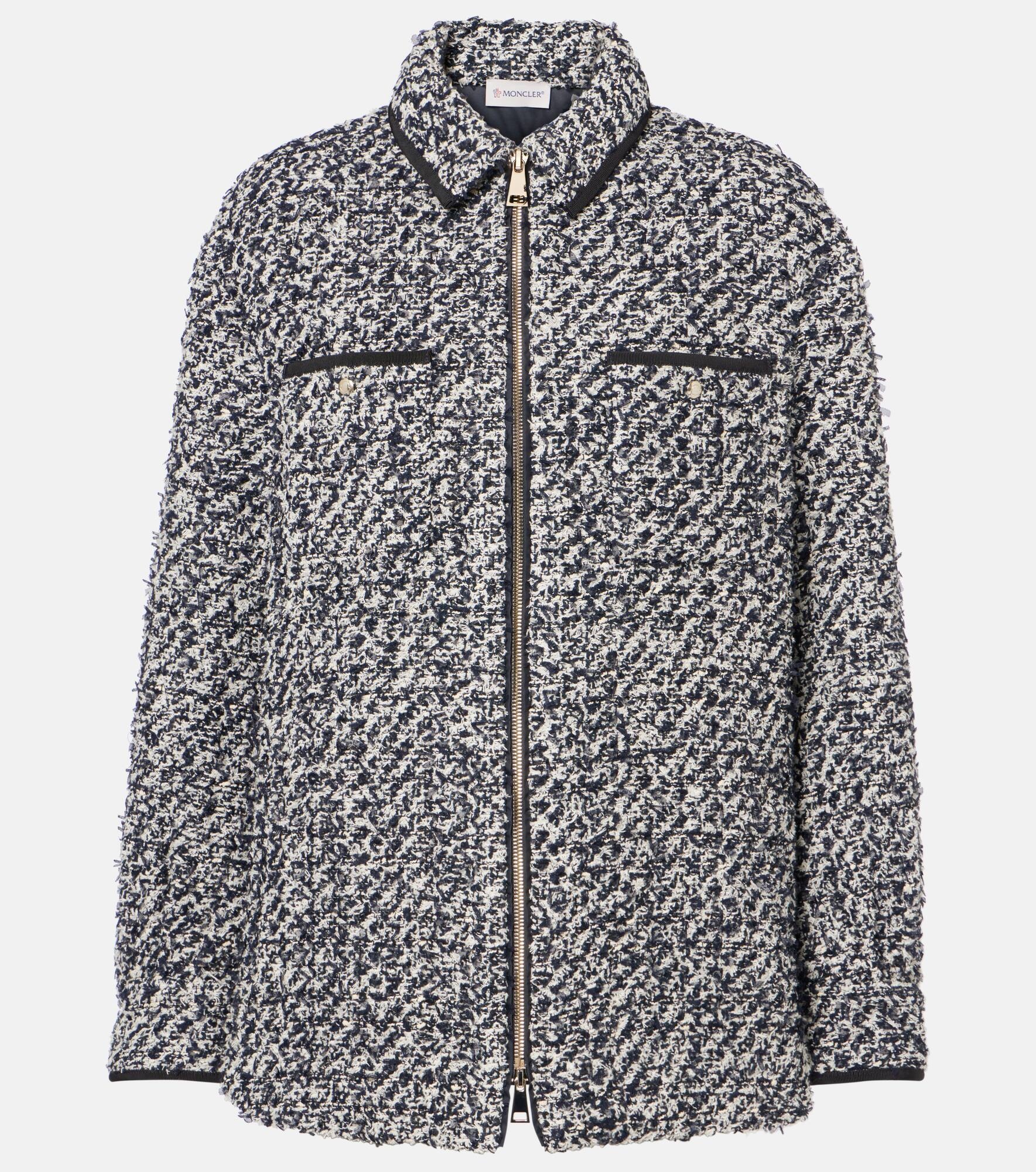Tweed bomber jacket - 1