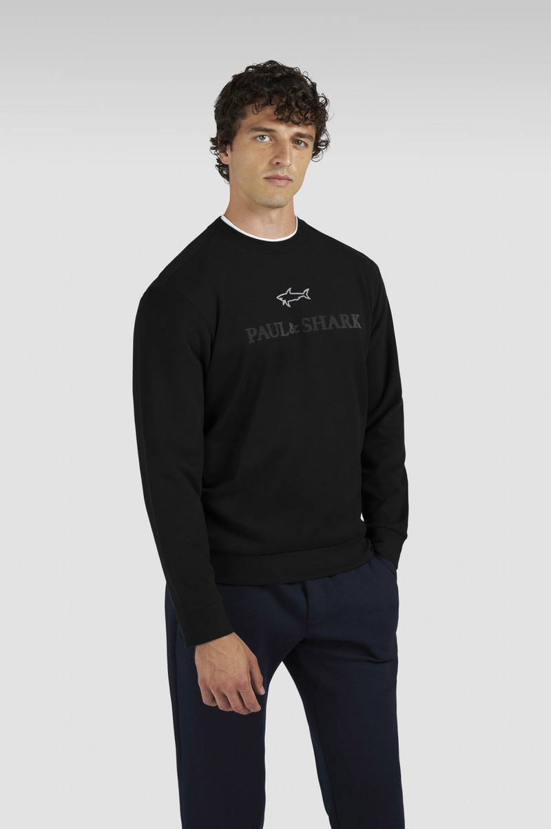 X-SOFT COTTON SWEATSHIRT WITH LOGO PRINT 6
