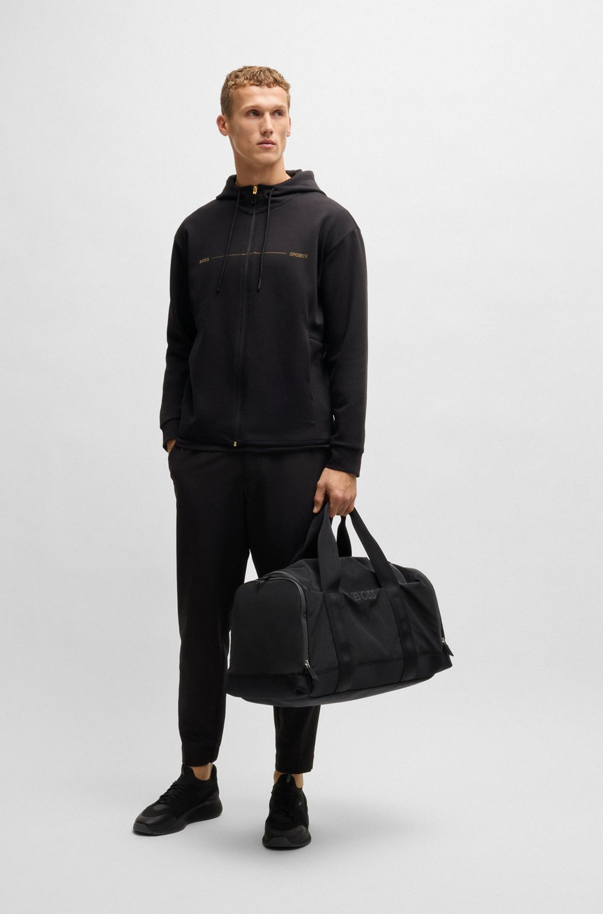 ZIP-UP HOODIE WITH PRINTED ARTWORK - 4
