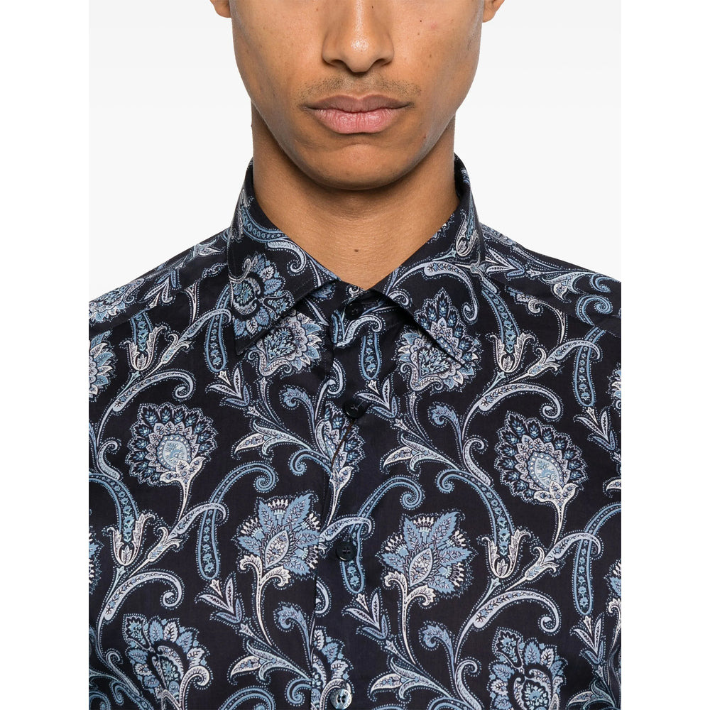 Etro Blue Shirts Men - 2