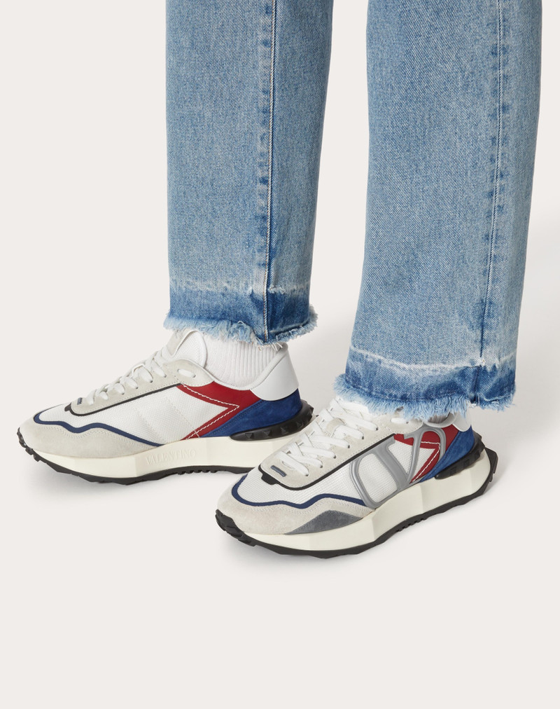 NETRUNNER FABRIC AND SUEDE SNEAKER 6