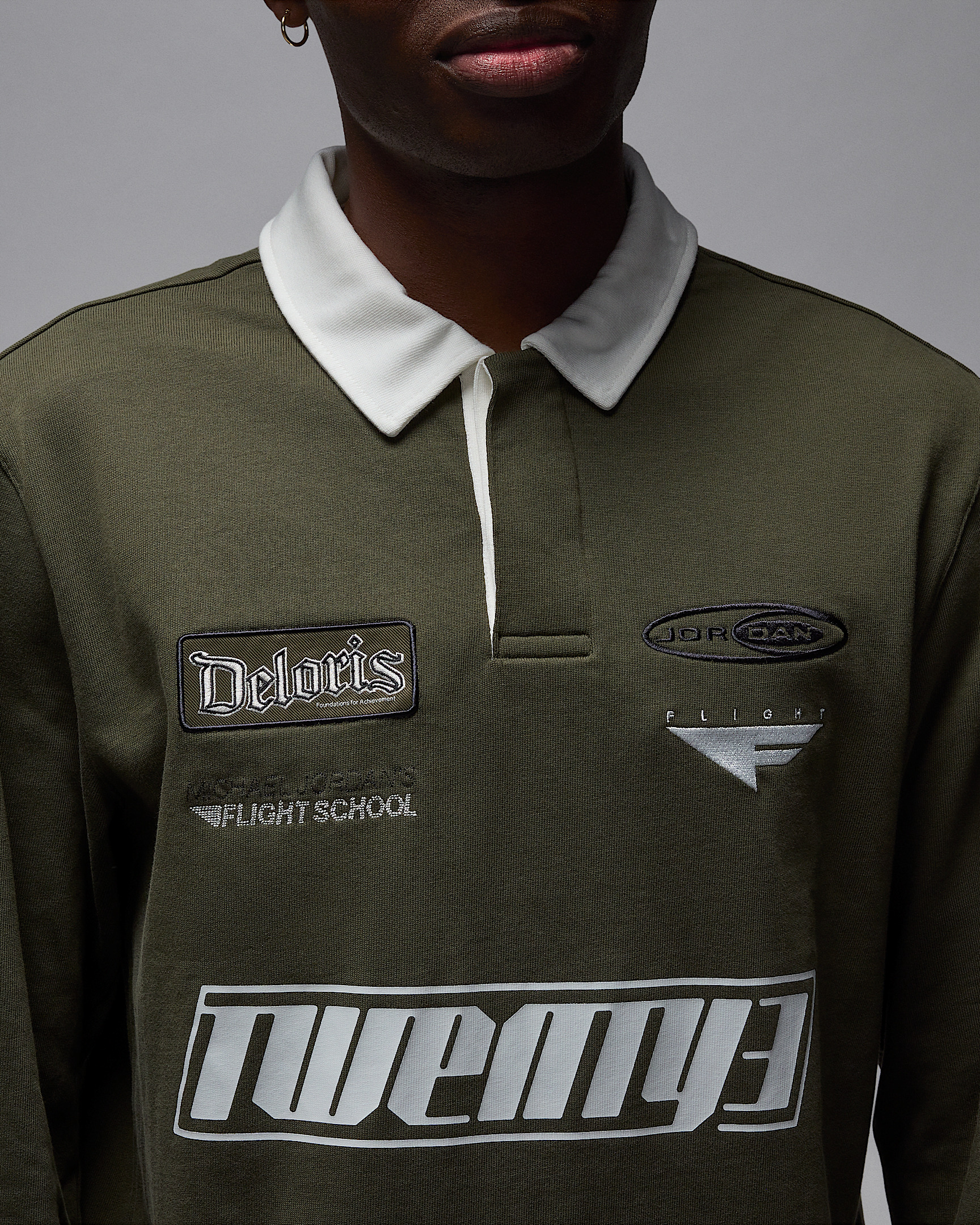 Jordan Essentials Men's Long-Sleeve Rugby Top - 4