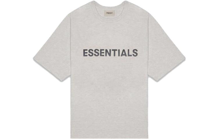 Fear of God Essentials FW20 Logo Tee 'Heather Oatmeal' 0125250500229260 - 2