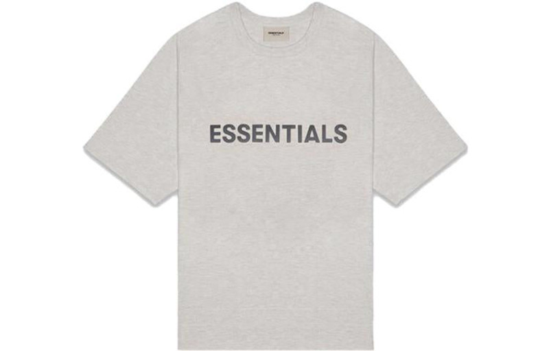 ESSENTIALS Fear of God Essentials FW20 Logo Tee 'Heather Oatmeal' 0125250500229260 outlook