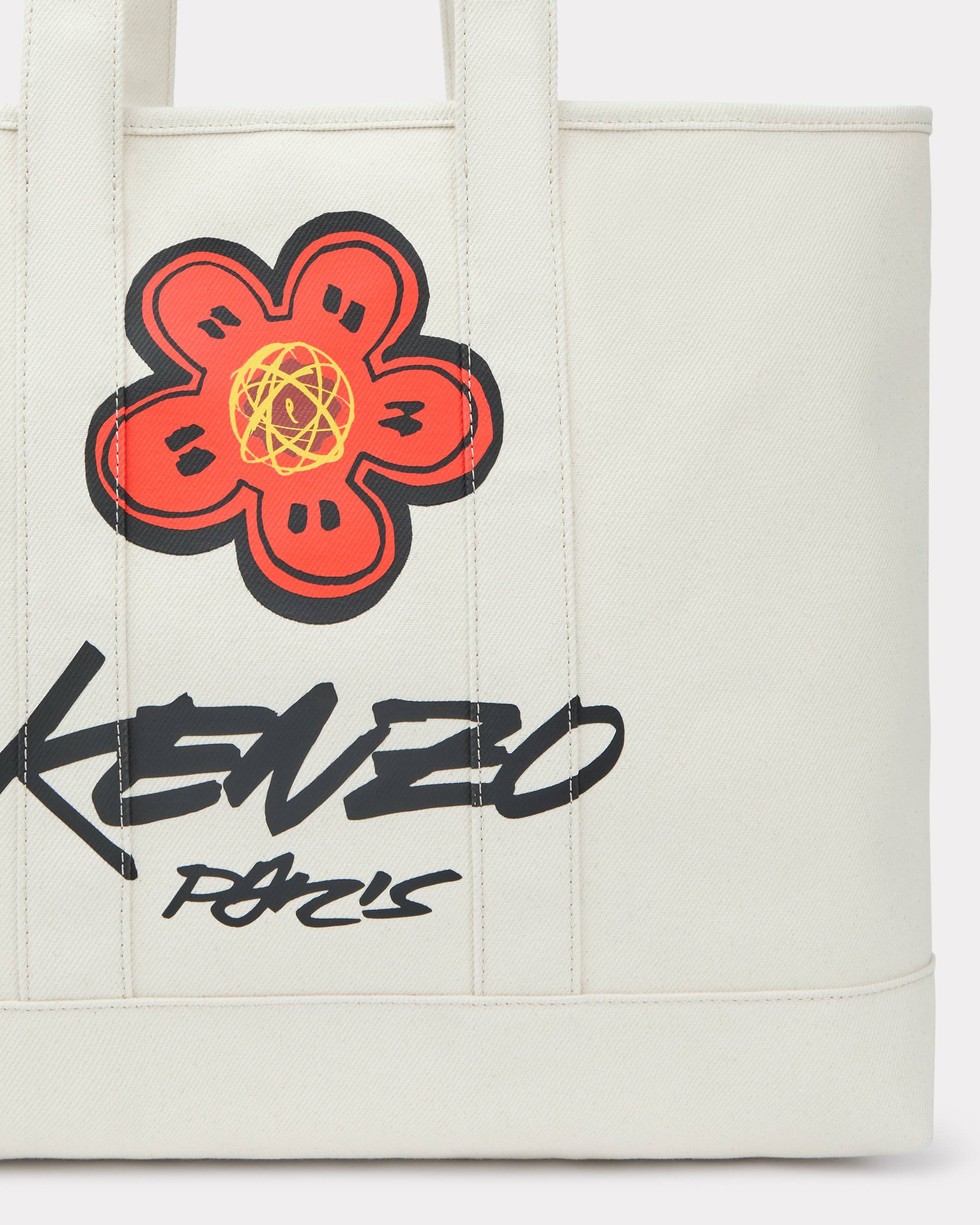 'Kenzo x Futura 2000' large tote bag 'Kenzo Utility' in canvas - 3