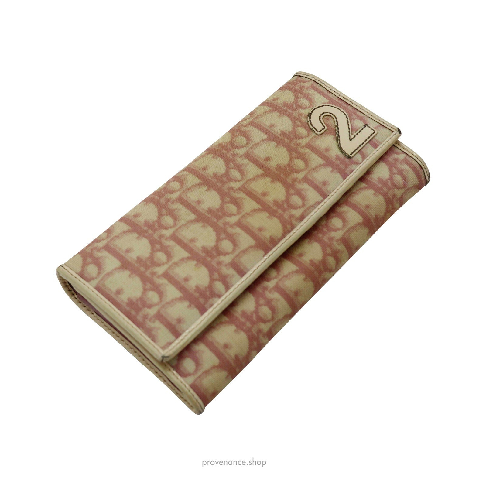 Dior  Long Wallet - Dior Trotter Oblique 2 Pink - 3