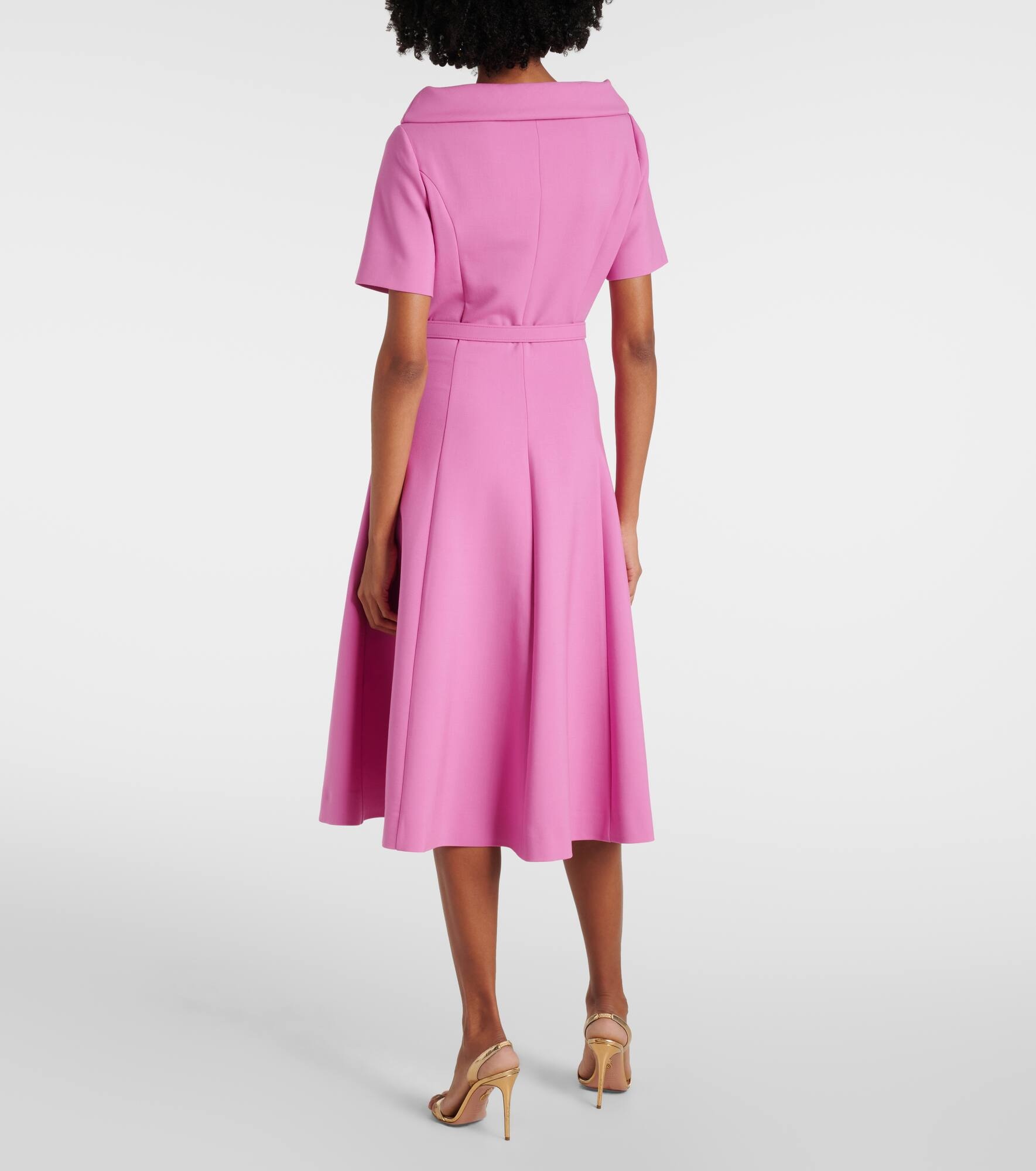 Wool-blend midi dress - 3