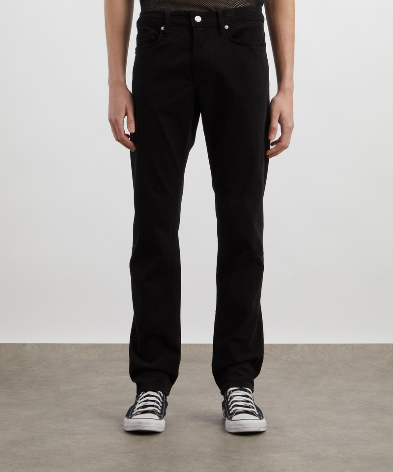 FRAME L’Homme Slim Jeans in Noir outlook