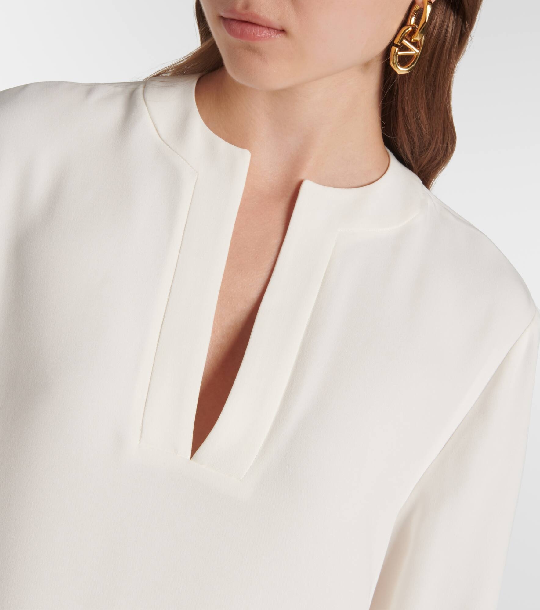 VGold silk top - 4