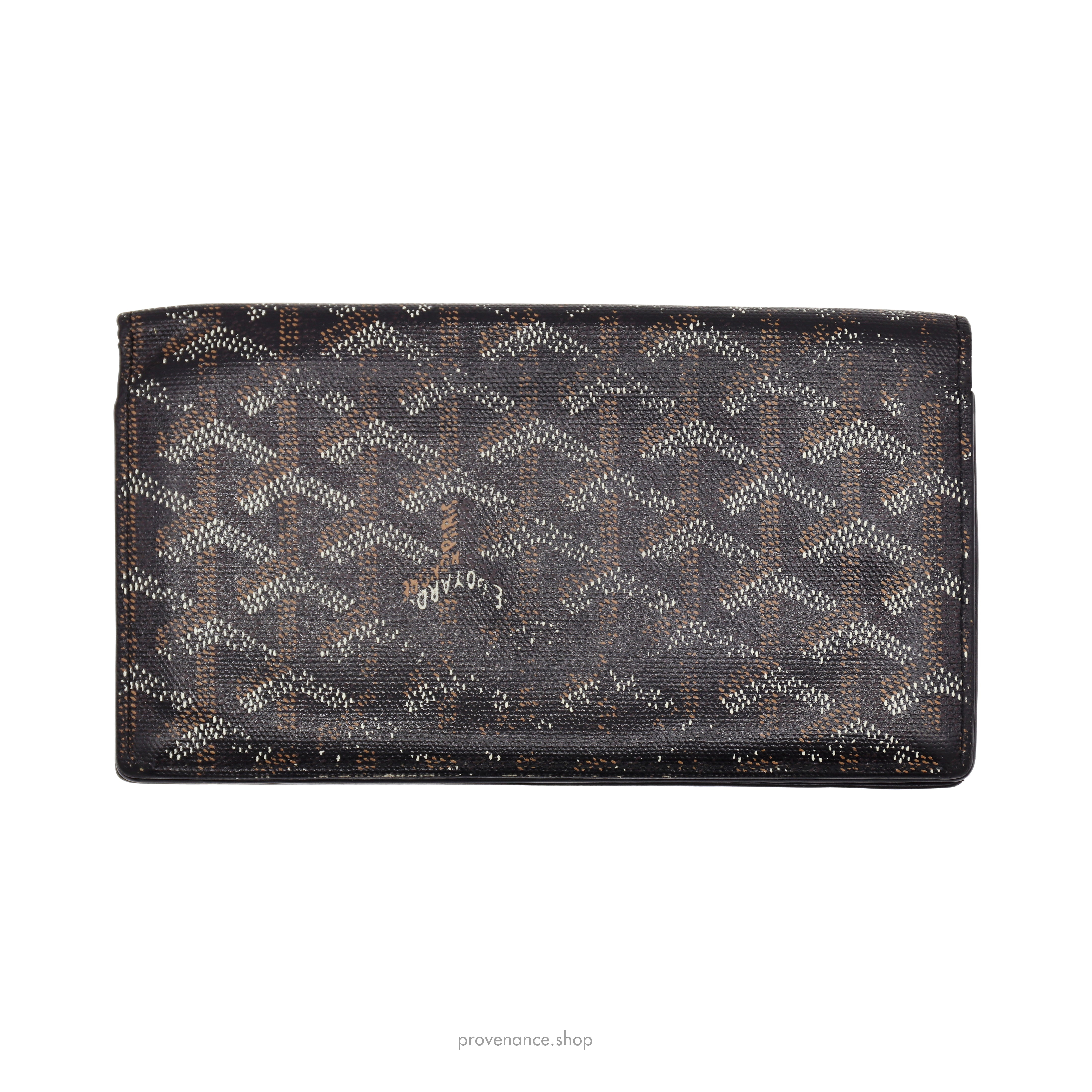 Goyard Richelieu Long Wallet - Black Goyardine - 2