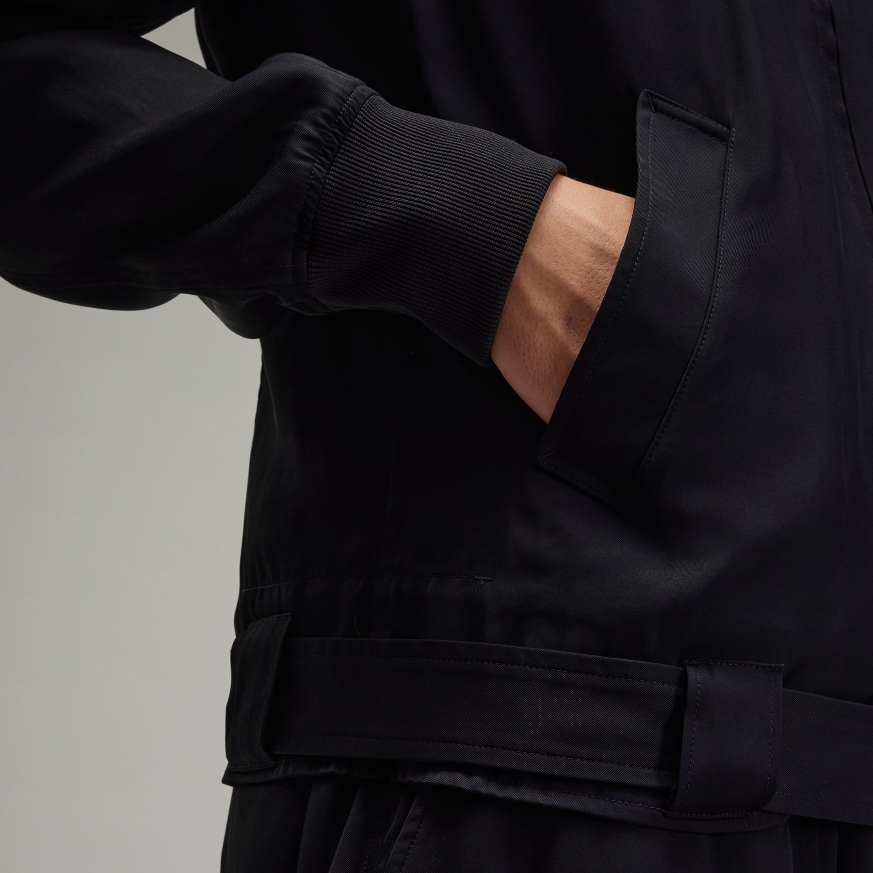 Y-3 Rayon Twill Hooded Top - 6