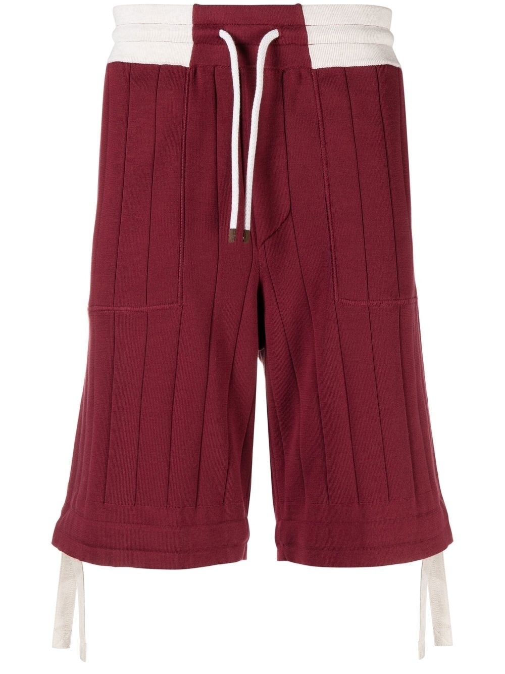 knitted bermuda shorts - 1