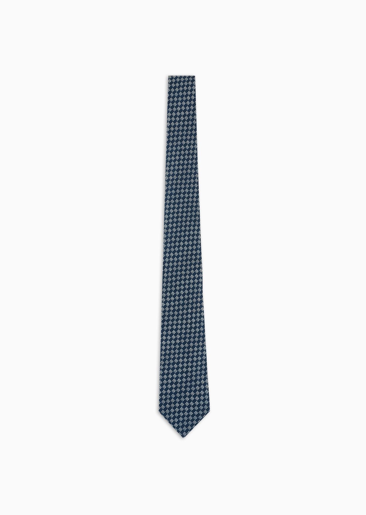 Pure silk jacquard tie - 1