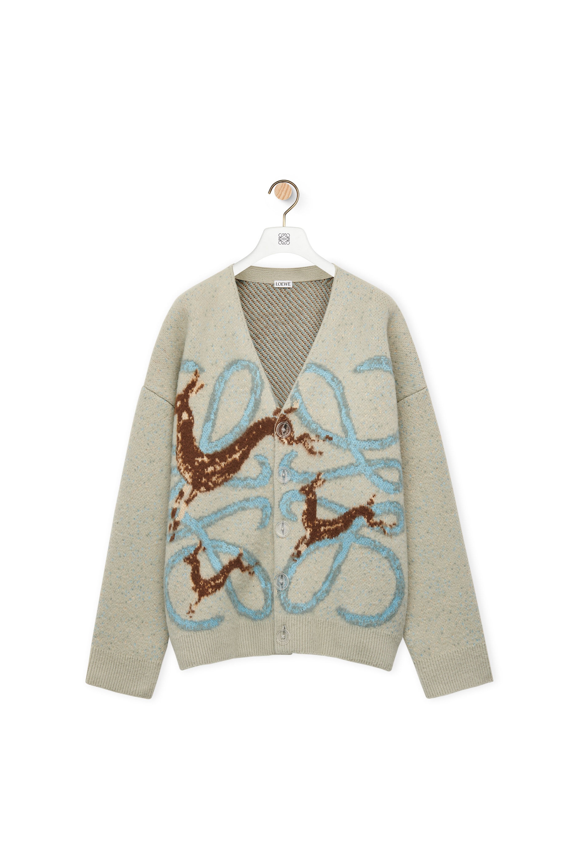 Anagram deer cardigan in wool - 1