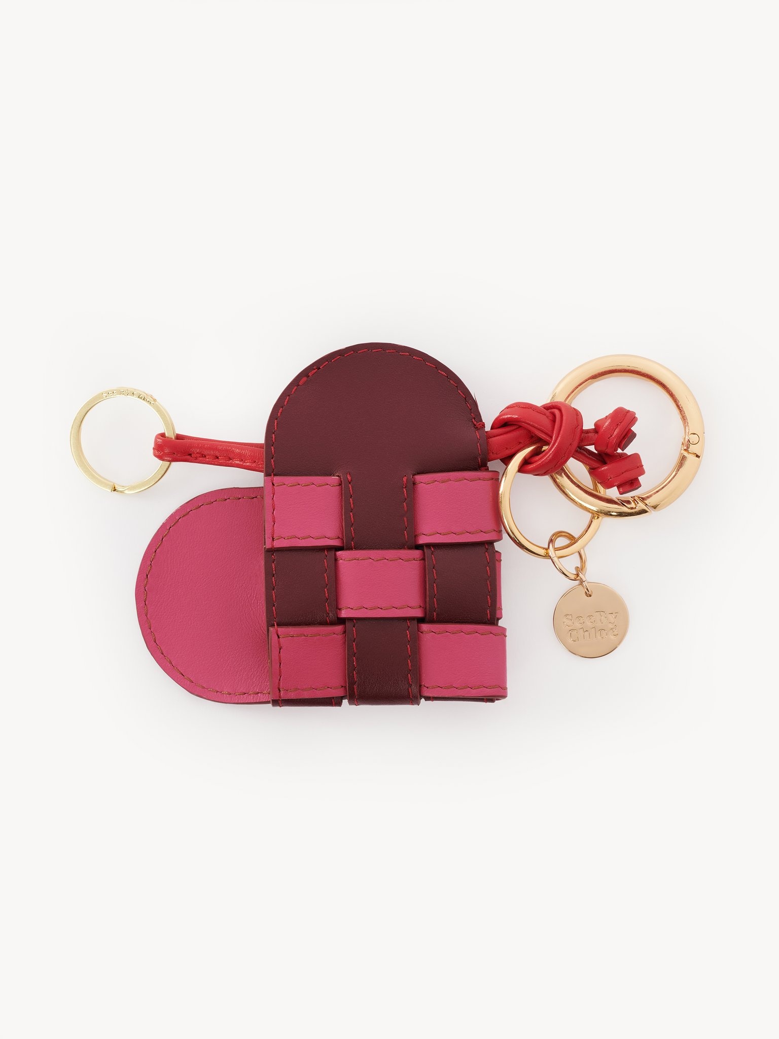 MY SBC WOVEN HEART KEY CHAIN - 1