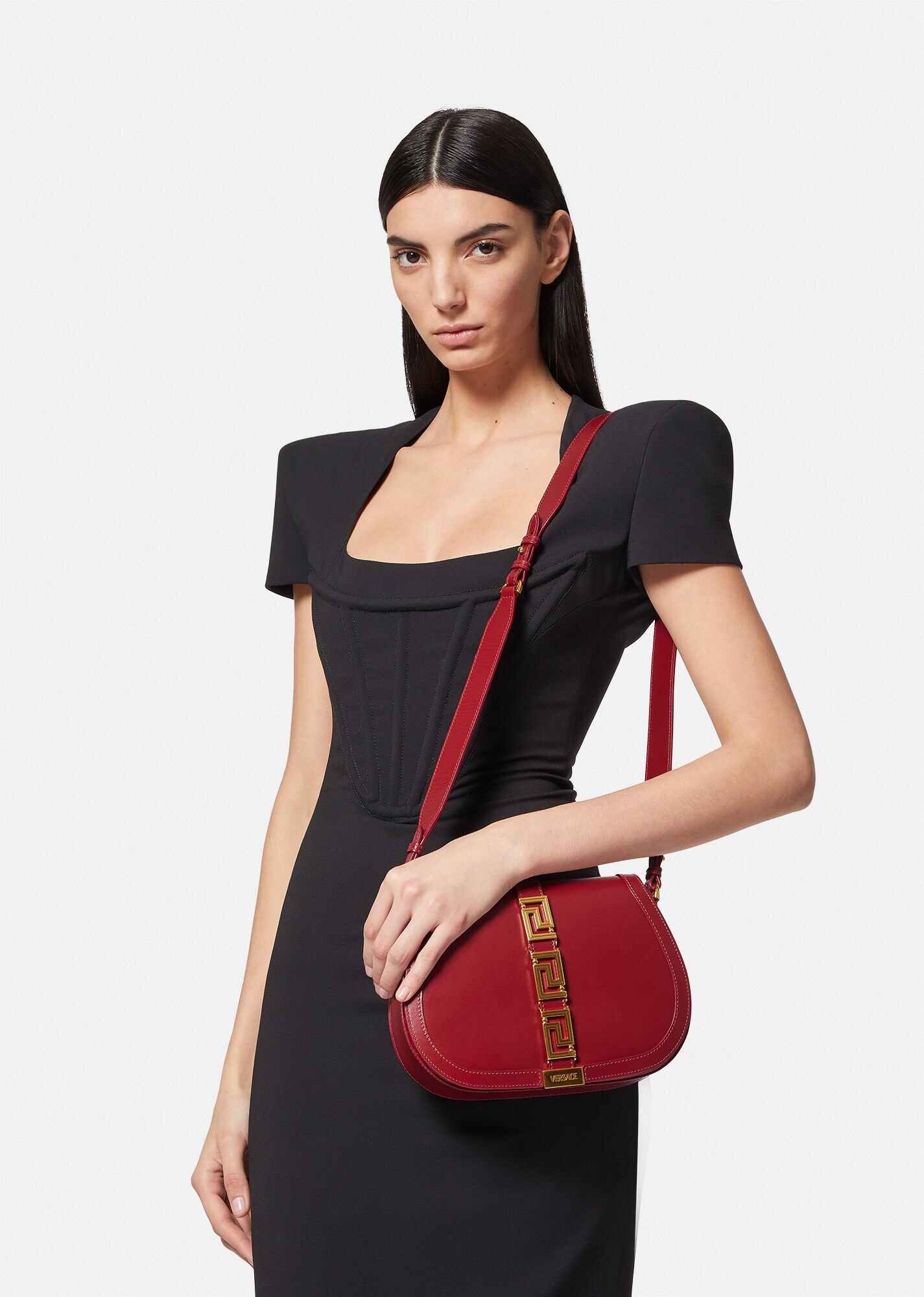 Greca Goddess Large Shoulder Bag - 6