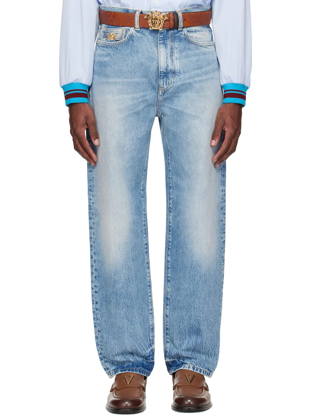 Blue Pencil Jeans - 1