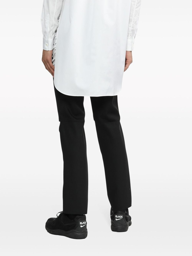 strap-detail straight-leg trousers 4