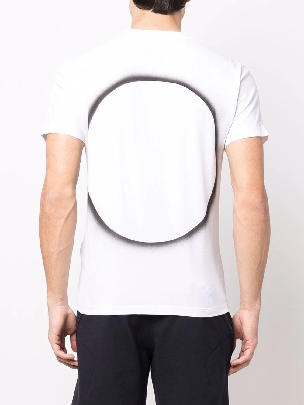 eclipse-print cotton T-shirt - 4