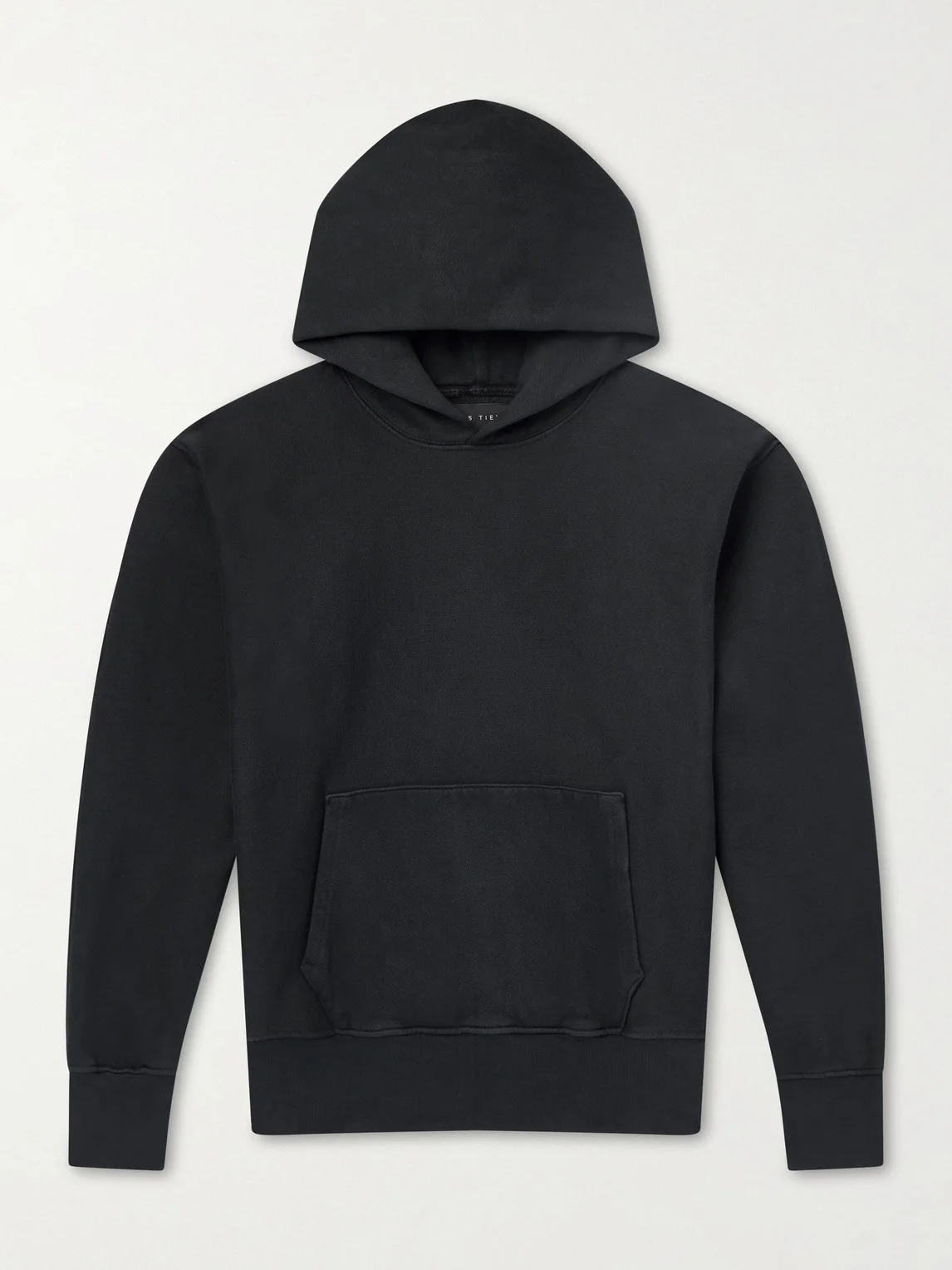 Heavyweight Structured-Fleece Cotton-Jersey Hoodie - 1