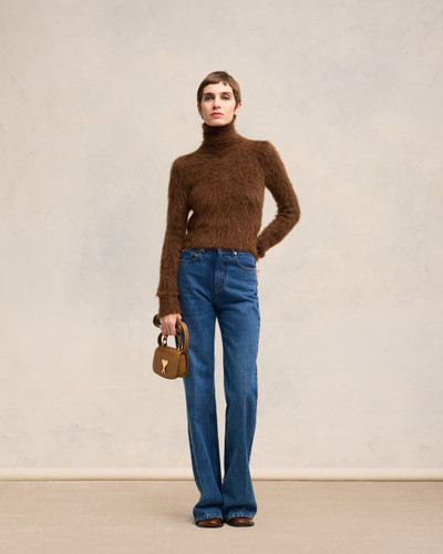 AMI Paris ALPACA MOHAIR BRUSHED SWEATER outlook