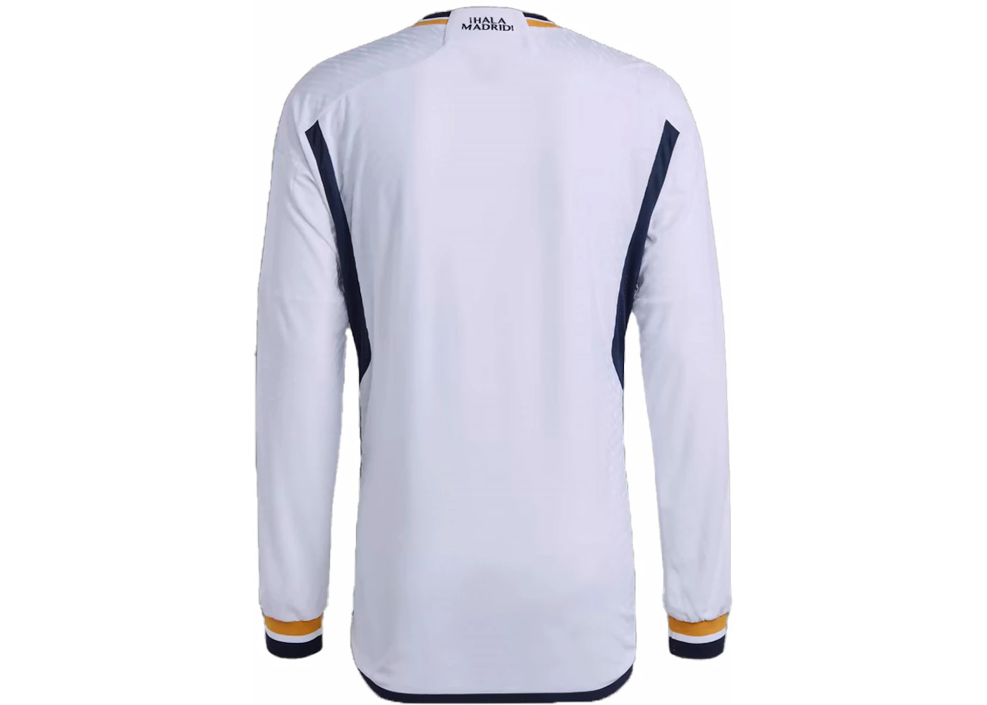 adidas Real Madrid 23/24 Long Sleeve Home Authentic Jersey White - 2