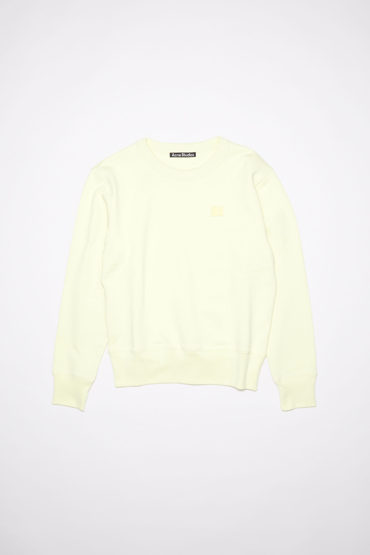 Crew neck sweatshirt - Vanilla yellow - 1
